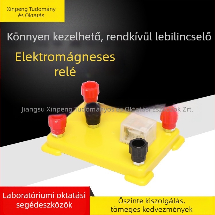 Elektromágnes relé — Oktatási kísérleti eszköz elektromágnesességhez középiskolában