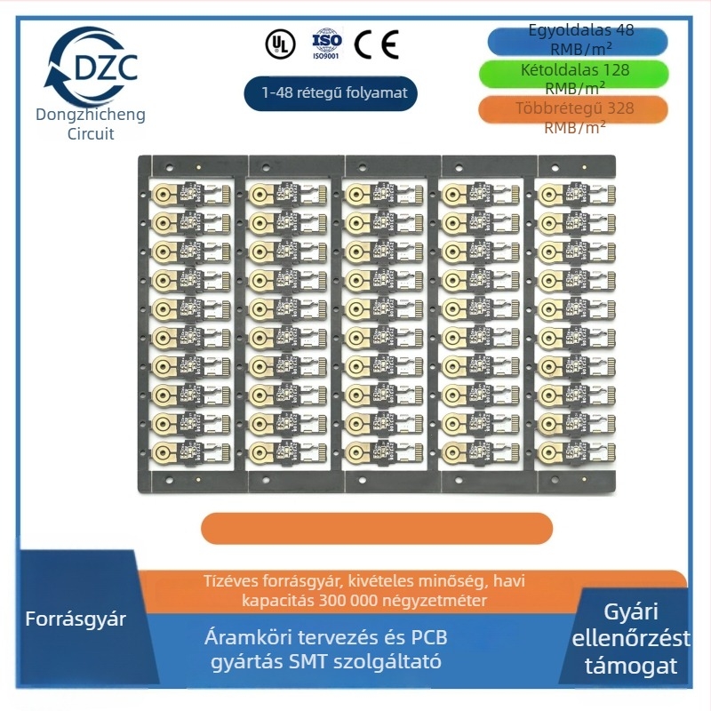 Bluetooth fejhallgató PCBA – FR-4 alap, 2 réteg, tűzálló, ónmentes bevonat