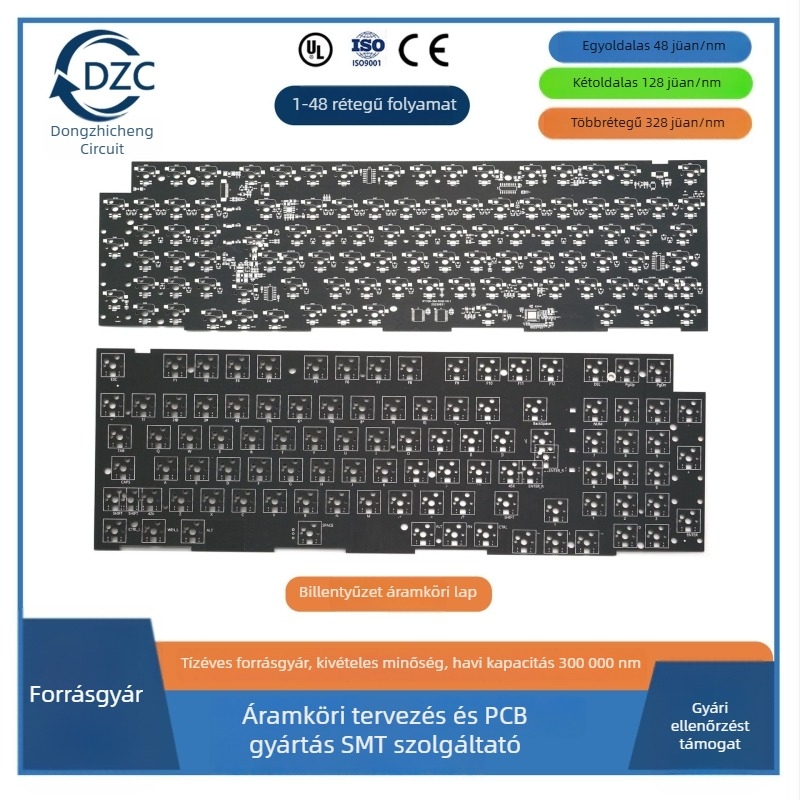 Bluetooth fejhallgató PCBA – FR-4 alap, 2 réteg, tűzálló, ónmentes bevonat