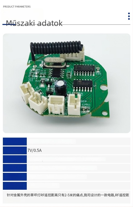 RGB lézeres gyeplámpa vezérlő PCB PCBA fejlesztés