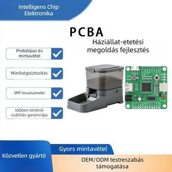 Állateledelző PCBA megoldás fejlesztése: vezérlő PCB, PCB nyomtatott áramkör másolása és prototípus-készítés, SMT szerelési szolgáltatás