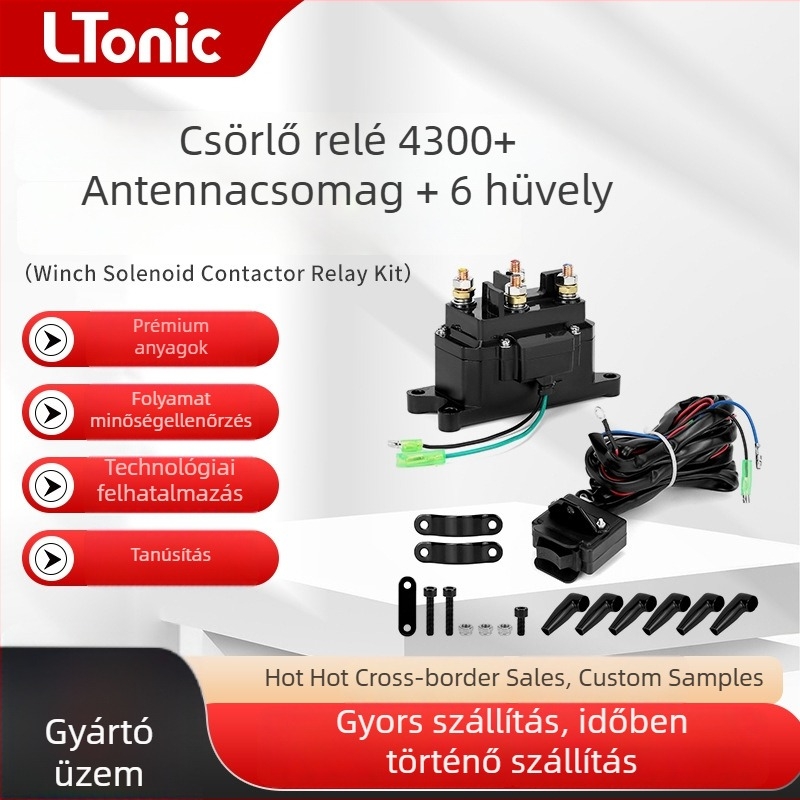 12V 300A ATV elektromos vontató relé készlet off-road járművekhez és hajókhoz