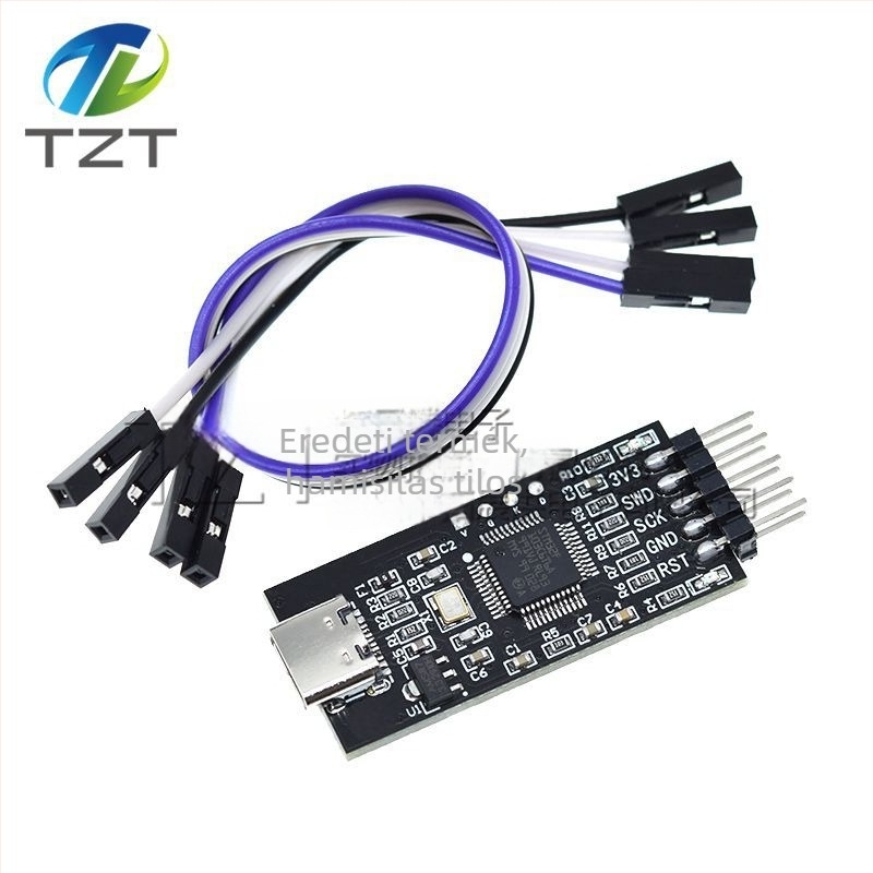 DAPLink alternatívája a J-Link OB/ST-LINK-hez STM32 programozó és letöltő — TTL soros port emulátor ARM-hoz