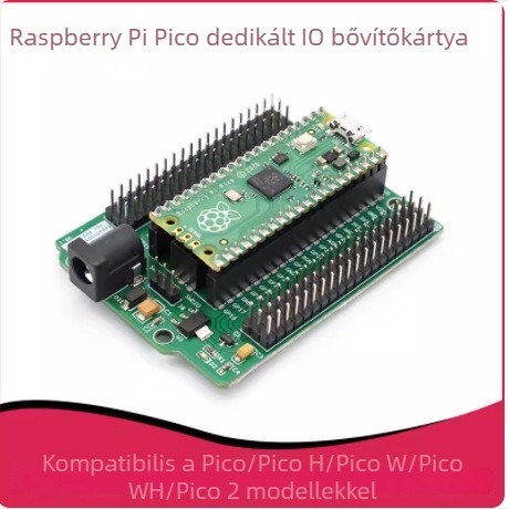Raspberry Pi Pico IO bővítőpanel, kompatibilis a Pico 2-vel (H/W/WH)