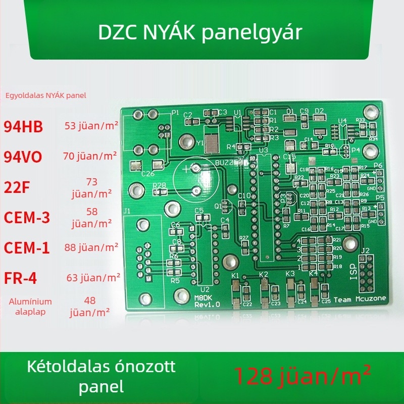 PCB áramkör Type-C csatlakozóval és adapterrel Bluetooth hangszóróhoz, belső és külső kijelzőhöz