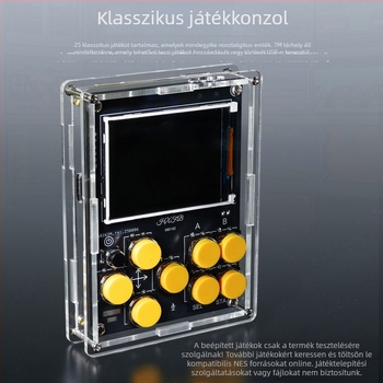 Hordozható DIY elektronikai készlet, időjárás-óra, zenei spektrum, Xiaozhi AI robot, NES kézi játékkonzol