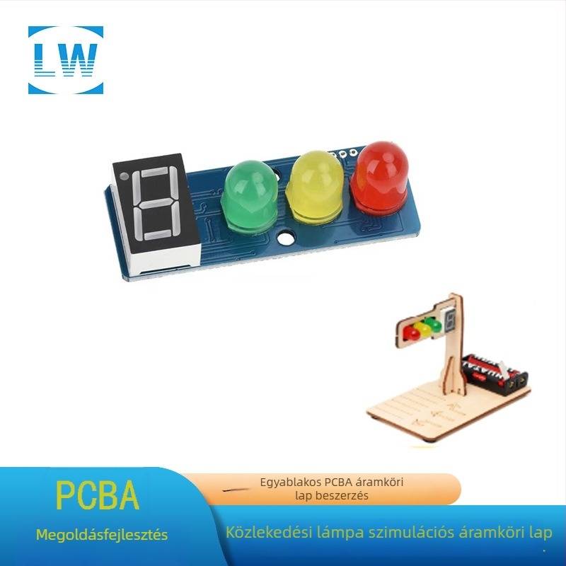 LED forgalmi jelző modul DC 3.3-5V piros/zöld G/V interfész