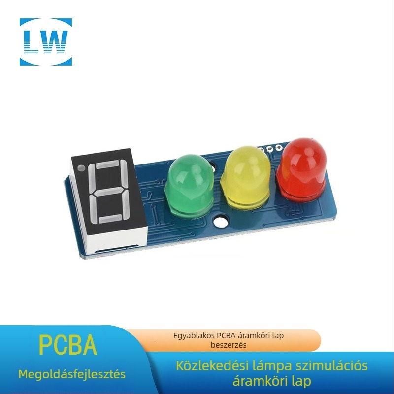 LED forgalmi jelző modul DC 3.3-5V piros/zöld G/V interfész