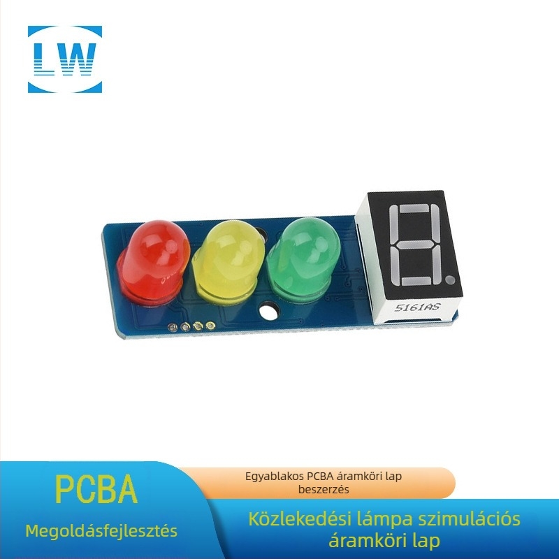 LED forgalmi jelző modul DC 3.3-5V piros/zöld G/V interfész