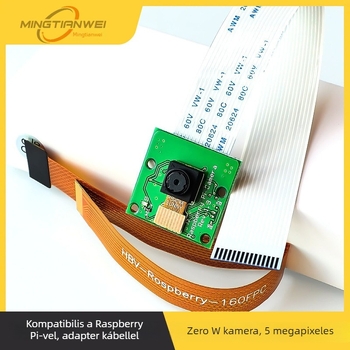 Raspberry Pi Zero W kamera 5 MP-s szenzorral és adapterkábellel