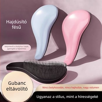 Nagy méretű műanyag hajfésű a haj simításához