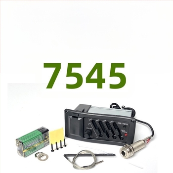 EQ7545R Farokcsap típusú hangszedő folk akusztikus gitárhoz, négy sávos EQ, akkumulátorral