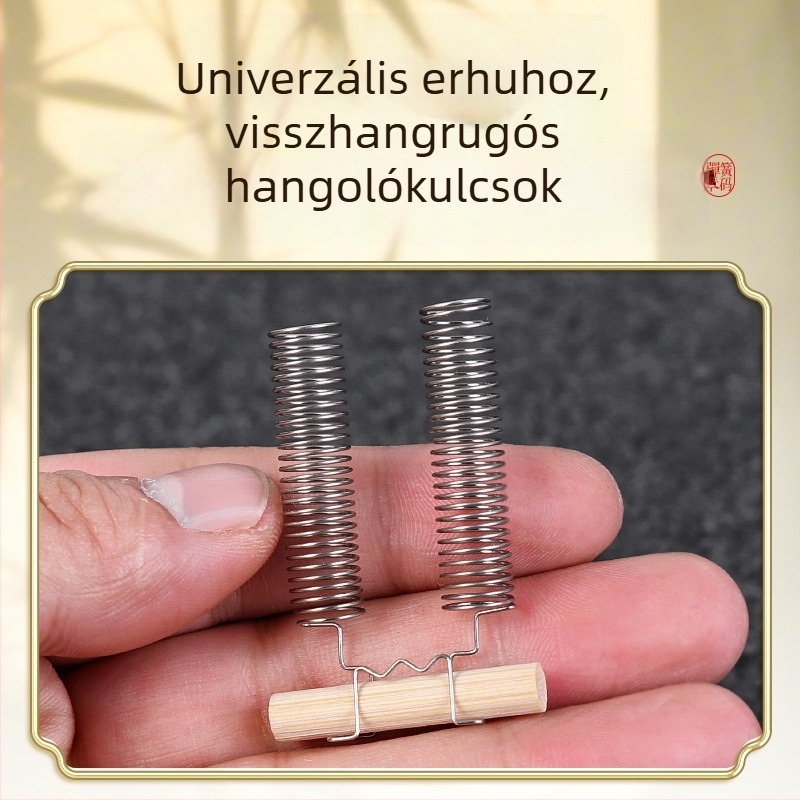 Erhu rugóhíd, fokozott rezonanciával és fém vezetékkel – kiegészítő