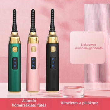 Új elektromos szempillagöndörítő, mini USB melegítő stíluseszköz