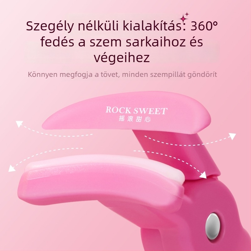 Rock Sweetheart keret nélküli szempillafésű, egyklipszes göndörítő, hosszantartó tartás, hordozható, széles látószögű napraforgó design