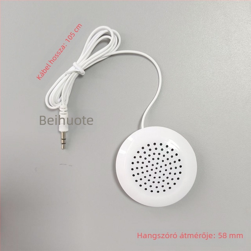 3,5 mm-es interfészű zenei párnahangszóró, univerzális párnahangszóró, mini hangszóró, plug-and-play, 1 m hosszú kábel