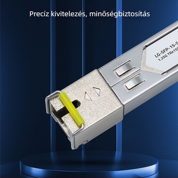 Lianguo gigabites SFP optikai modul SC csatlakozóval, monofibás, 20 km, kompatibilis H3C-vel.