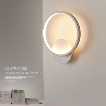 Modern minimalista LED falikar éjjeliszekrényhez, hálószobába és folyosóra