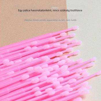 Egyszer használatos nano smink-pálcikák, kis fej, hordozható doboz