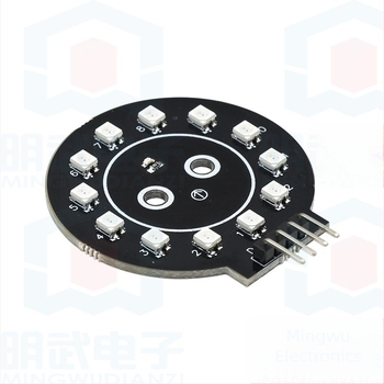 RGB LED panel modul Arduino programozó készlethez, kompatibilis az 8051 mikrovezérlővel és ESP32-vel