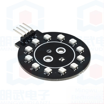 RGB LED panel modul Arduino programozó készlethez, kompatibilis az 8051 mikrovezérlővel és ESP32-vel