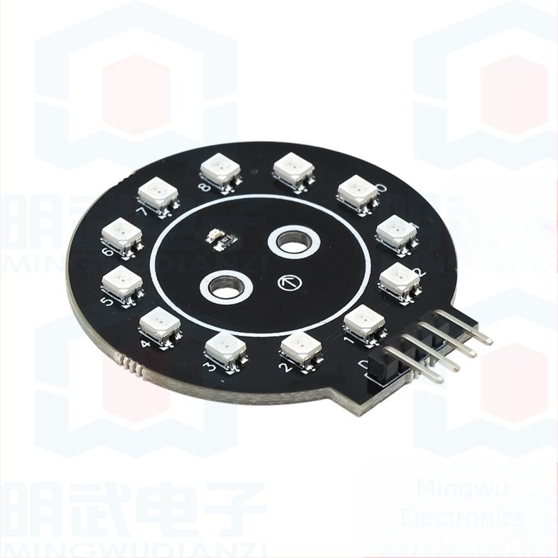 RGB LED panel modul Arduino programozó készlethez, kompatibilis az 8051 mikrovezérlővel és ESP32-vel