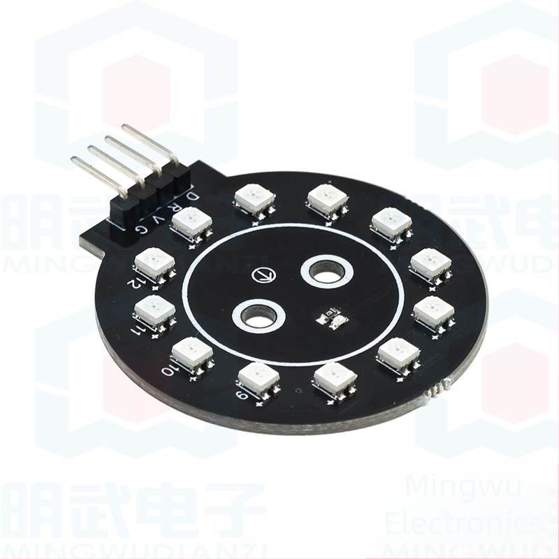 RGB LED panel modul Arduino programozó készlethez, kompatibilis az 8051 mikrovezérlővel és ESP32-vel