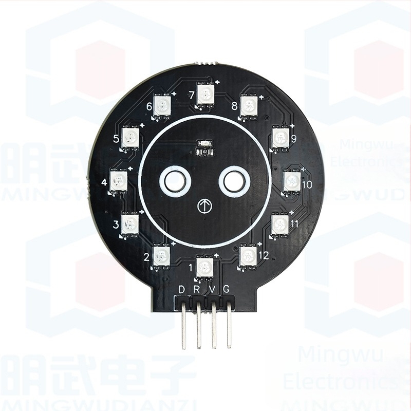 RGB LED panel modul Arduino programozó készlethez, kompatibilis az 8051 mikrovezérlővel és ESP32-vel