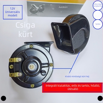 12V autócsiga-hangszóró – univerzális hangszóró, magas hang