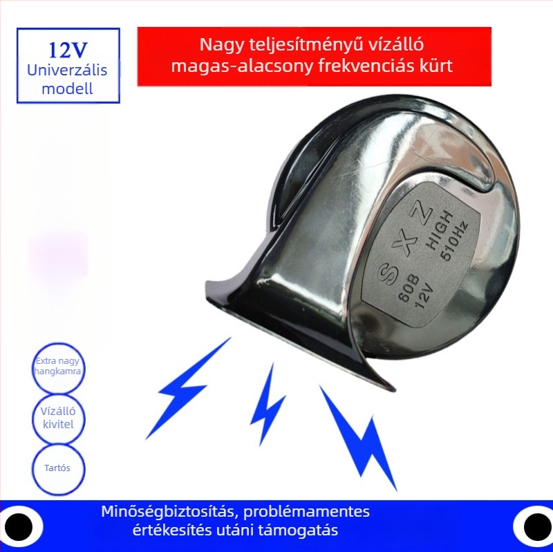 12V autócsiga-hangszóró – univerzális hangszóró, magas hang
