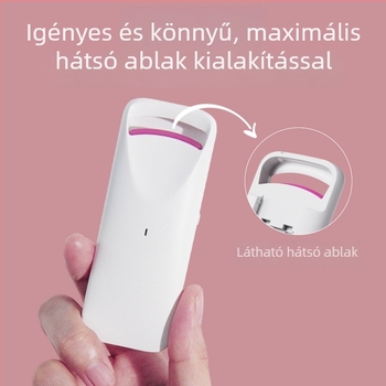 Elektromos szempilla göndörítő állandó hőmérsékletű fűtéssel, hőmérséklet-érzékelő szilikonnal, 8 másodperces gyors felmelegítés, hordozható