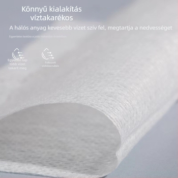 Nyújtható nedves kompressziós pamutkorongok, 50 db, egyszer használatos ultra vékony sminkeltávolító vattakorongok, kozmetikai szalonhoz