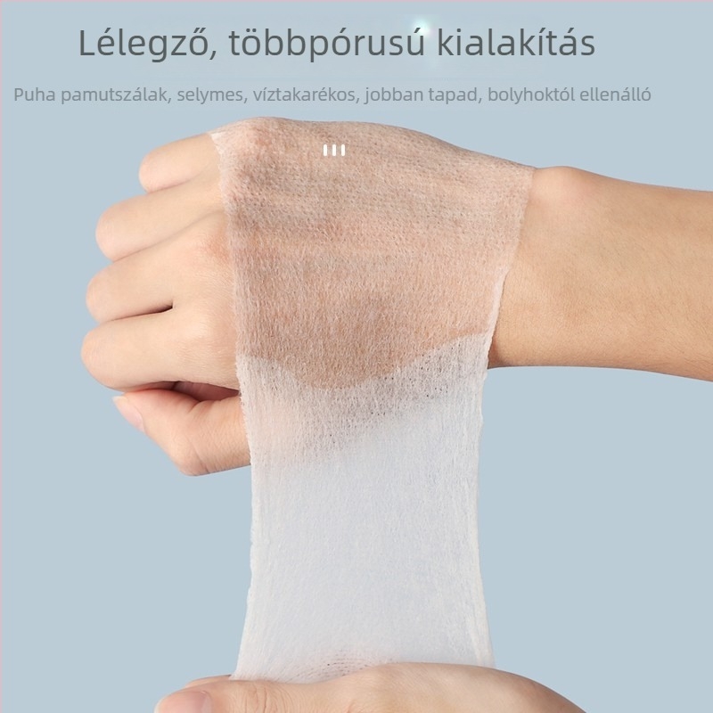 Jianfenni Nedves kompressziós pamutlapok, nyújthatók, ultra vékony arcmaszkhoz, professzionális szalonhasználatra, 200 db