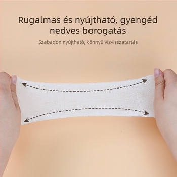 Nedves kompressziós gyapot arcmaszkhoz és sminklemosáshoz; puha vattalap hidroszol alapú