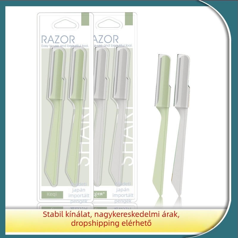 Szemöldök-trimmelő készlet, 2 darab, modell KQ1005, fedéllel