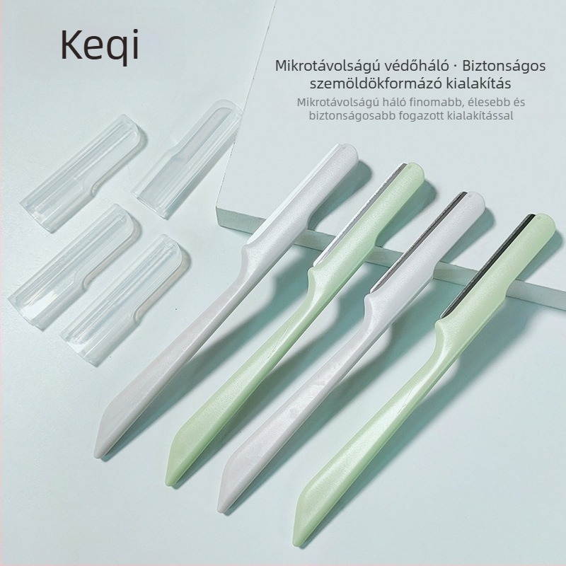 Szemöldök-trimmelő készlet, 2 darab, modell KQ1005, fedéllel