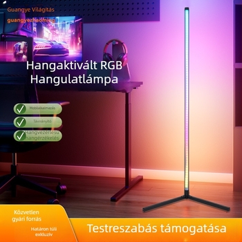 LED padlólámpa Bluetooth alkalmazással — intelligens saroklámpa RGB, zenés atmoszférikus fény