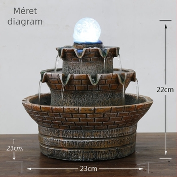 Minimalista modern gyanta sziklakert szobor irodába és otthonba