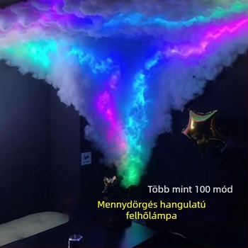 DIY betűtípusú felhő LED világítás — dekoratív USB-s lámpa hálószobába