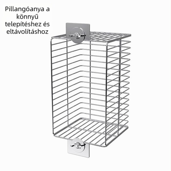 Rozsdamentes acél antiégési lámpaernyő madárkalitkához