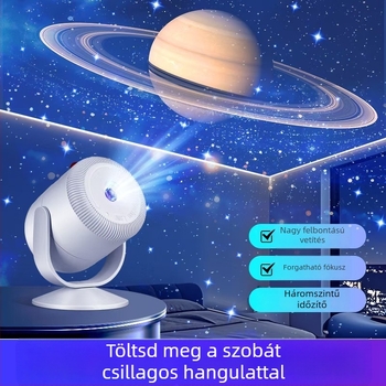 Csillagos ég vetítő, hangulatvilágítás a hálószoba mennyezetére, éjjeli fény, romantikus ajándék