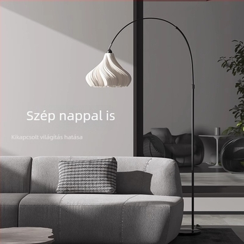 Olas stílusú minimalist LED állólámpa nappaliba és hálószobába, hangulatvilágítás