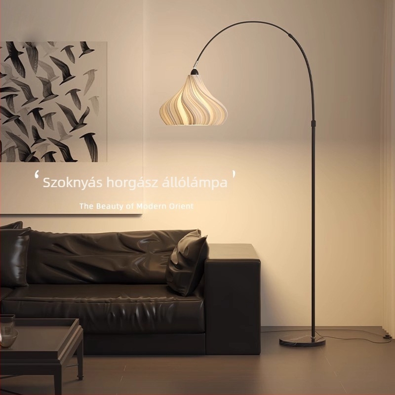 Olas stílusú minimalist LED állólámpa nappaliba és hálószobába, hangulatvilágítás