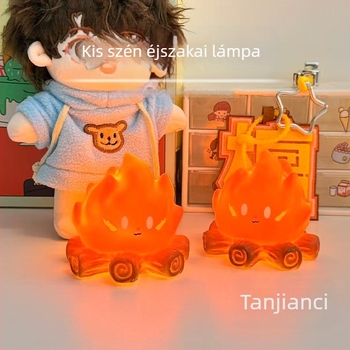 LED láng formájú éjszakai fény gyerekeknek, hálószobába vagy kollégiumba, dekoratív hangulatvilágítás, asztali dísztárgy