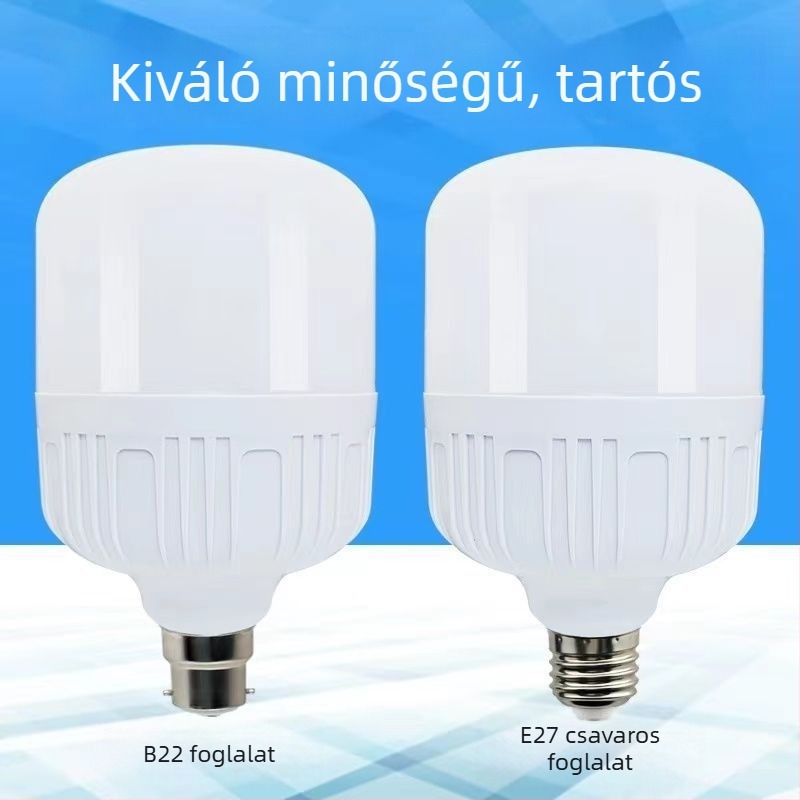 LED izzó E27-es foglalattal, otthoni használatra, ultra fényes és energiatakarékos gömb alakú LED-lámpa