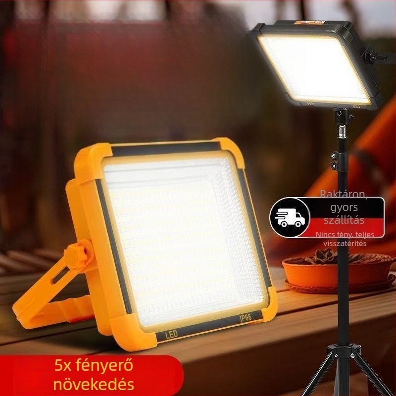 Napelemes kültéri fényszóró a kerthez, IP66 vízálló, éjszaka automatikus bekapcsolás
