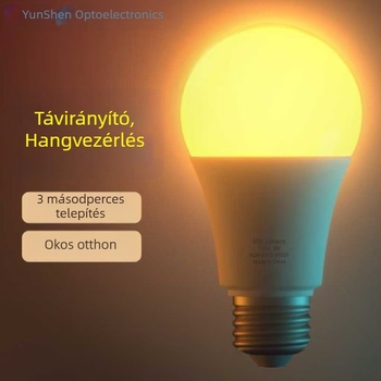 RGB intelligens LED-lámpa színes hangulatvilággal és hangvezérléssel