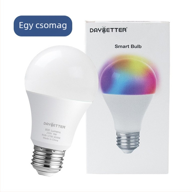RGB intelligens LED-lámpa színes hangulatvilággal és hangvezérléssel