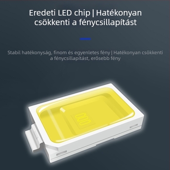 Arany LED gömbizzó, lapos tetejű, állandó áram, fényes fehér fény, energiatakarékos, E27 foglalat, 220V, 30 000 óra