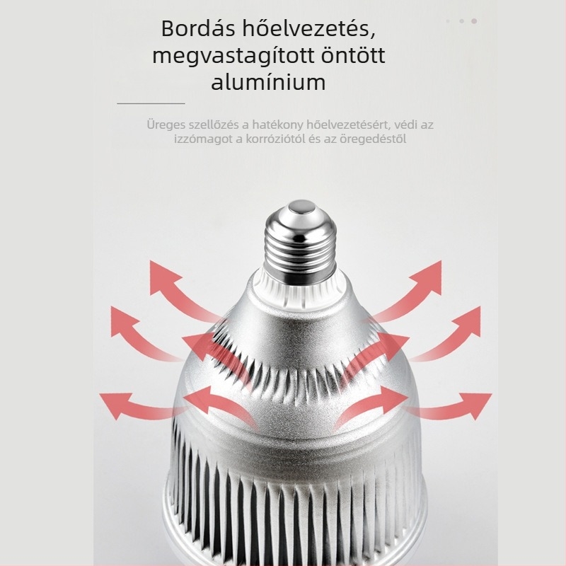 LED nagy gömbizzó, nagy teljesítményű, 200W, energiatakarékos, E27 foglalat